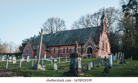 Little Church In Lyndhurst With Cemetery