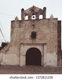 Little Church In Mexican Town Tlayacapan