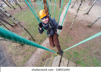 Little Climber Finished Passage Ropes Course