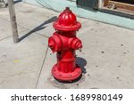 The Little colored fire hydrant