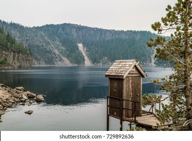 Little Cottage By Crater Lake, Cleetwood Cove Trail, Crater Lake National Park, Oregon