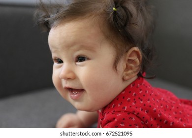 Little Cute Baby 6 Six Months Stock Photo 672521095 | Shutterstock