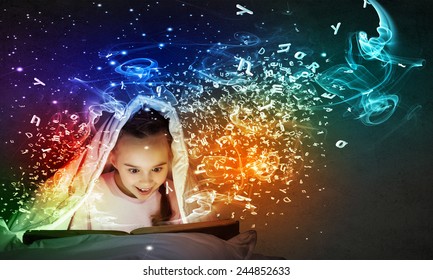 8,193 Girl Reading Magic Book Images, Stock Photos & Vectors | Shutterstock