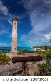 Little Exuma, The Bahamas - May 2019: The Salt Beacon, Or Salt Pillar, Near Williams Town On Little Exuma Island, Was Erected In The Late 18th Century To Guide Ships Arriving On The Salt Trade. 