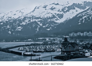 Little Fishing Village Of Whittier, Alaska