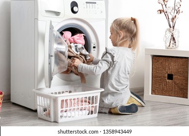 2,686 Children do laundry Images, Stock Photos & Vectors | Shutterstock