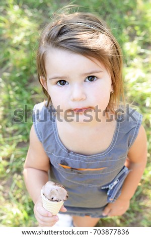 Similar – Image, Stock Photo looking at you looking at me