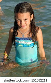 Little Girl On Beach Stock Photo 151582211 | Shutterstock