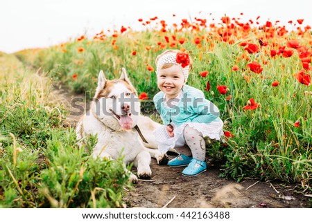 Similar – Foto Bild Kind im Mohnfeld Feld