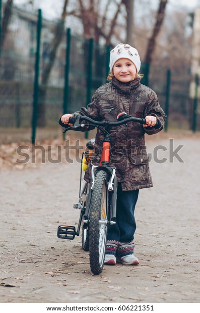 girl ride bike photo