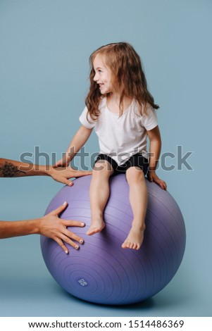 Similar – Image, Stock Photo In yoga not fall from the sky
