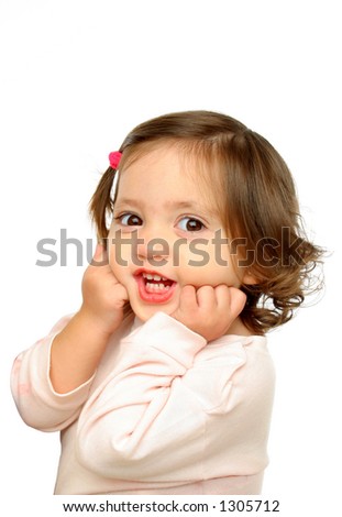 Similar – Image, Stock Photo Girl Baby smiling