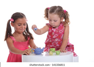 Little Girl Tea Party