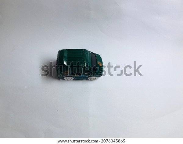 the little green car looks\
cool