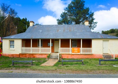 Little Hartley, New South Wales, Australia, March 30, 2019: Aboriginal Art Gallery At The Historic Little Hartley Village