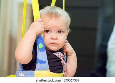 Little Hurt Sad Baby Boy Jumps Stock Photo 570067387 | Shutterstock