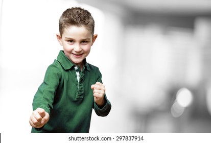 little kid fighting