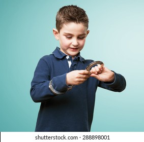 Little Kid With Handcuffs