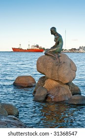 The Little Mermaid In Copenhagen, Denmark