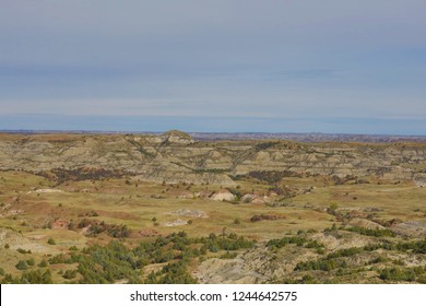 Little Missouri River Valley In North Dakota