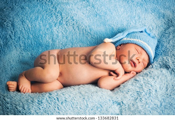 Little Newborn Baby Boy 13 Days Stock Photo Edit Now 133682831