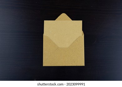 Little Paper Square Envelope For Mockup Purposes