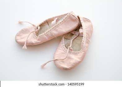 Little Pink Worn Out Ballet Slippers