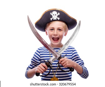 Little Pirate Boy With Cutlass