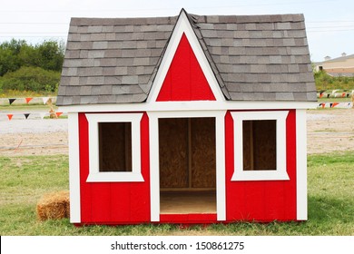 Little Play House On A Field