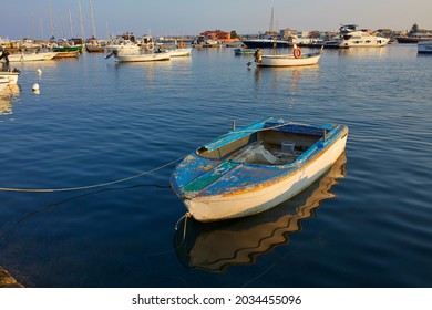 The Little Port Of Marzamemi, Province Of Syracuse, Sicily, Italy