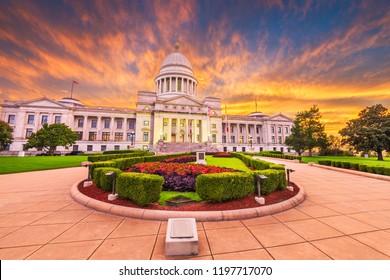 Little Rock, Arkansas, USA at the state capitol.