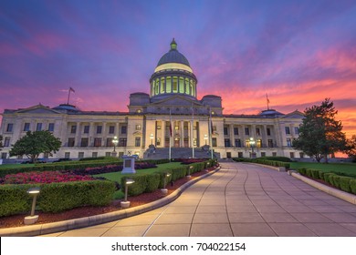 Little Rock, Arkansas, USA At The State Capitol.