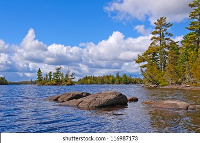 Little Saganaga Lake In The Boundary Waters In Minnesota