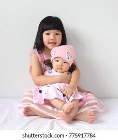 Little Sister Hugging Her Baby Toddler Stock Photo 775917784 | Shutterstock