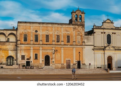 Little Square In Oria, Salento, Italy