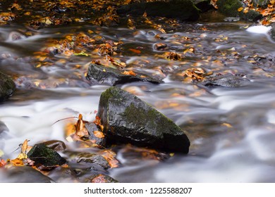 Little Tennessee River In The Great Smoky Mountains.