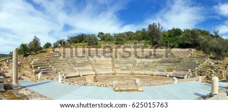 The Little Theatre of Ancient Epidaurus, Peloponnese, Greece