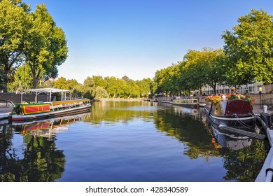 Little Venice canal on London, United Kingdom