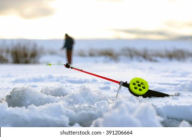 Little Winter Fishing Rod Ice