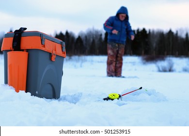 Little Winter Fishing Rod Ice
