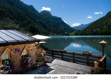 Little Wooden House On The Carezza Lake