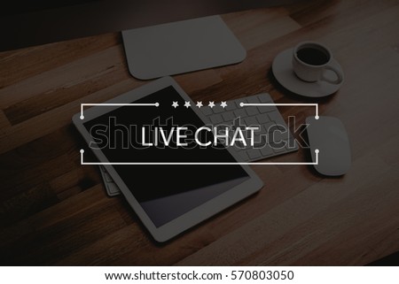 LIVE CHAT CONCEPT