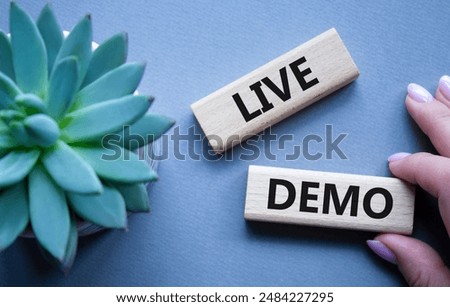 Similar – Image, Stock Photo Sign at demo