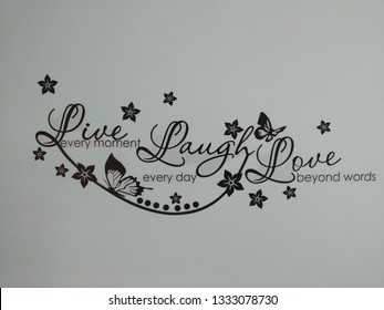 Live Laugh Love Wall Sticker