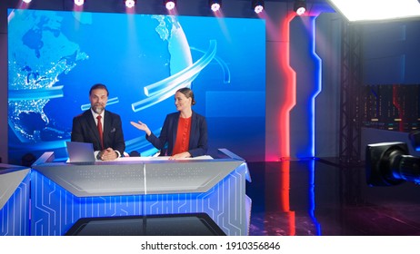 231 Two presenters stage Images, Stock Photos & Vectors | Shutterstock