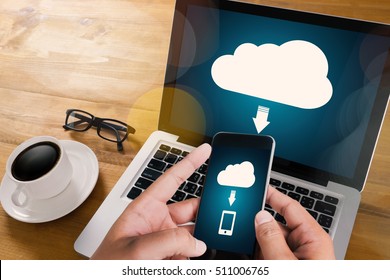 LIVE STREAMING  Backup Download   Computing Digital Data transferring , STREAMING Download - Shutterstock ID 511006765