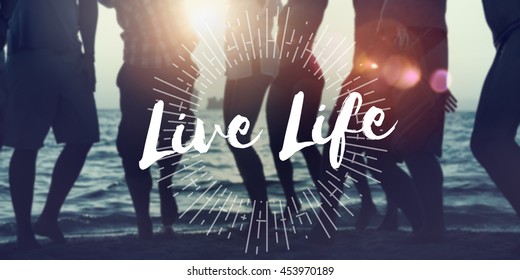 Live Your Life Way Forward Motivation Stock Photo 453970189 | Shutterstock