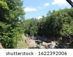 Livermore Falls is located near Plymouth, New Hampshire. Its creeks and river are perfect for bathing and some daredevils even use the old bridge for cliff jumping. 
