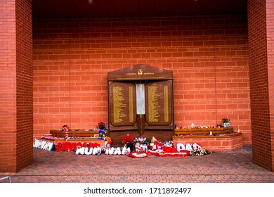 Liverpool, England, UK - March 23, 2019 - The Memorial To The Hillsborough Diaster At The FA Cup Semi Final On 15th April 1989