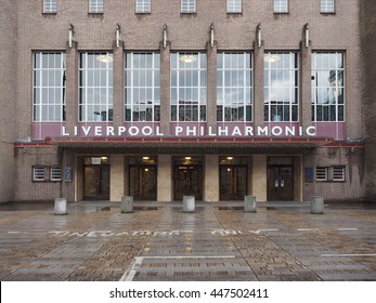 LIVERPOOL, UK - CIRCA JUNE 2016: Liverpool Philharmonic Hall